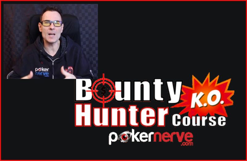 PokerNerve BOUNTY HUNTER Course - Progressive Knockout Poker